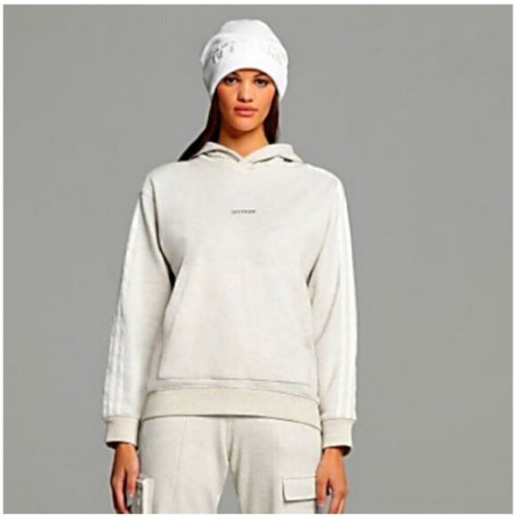 IVY PARK x Adidas Beyonce Ivory Tunic Cargo Hoodie Sweatshirt Women's Size Large - Picture 1 of 12